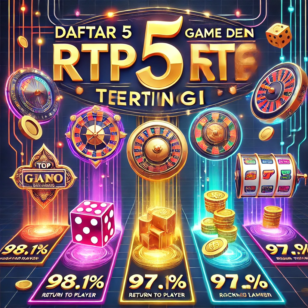 Slot Gacor Hari Ini: Daftar 5 Game dengan RTP Tertinggi!